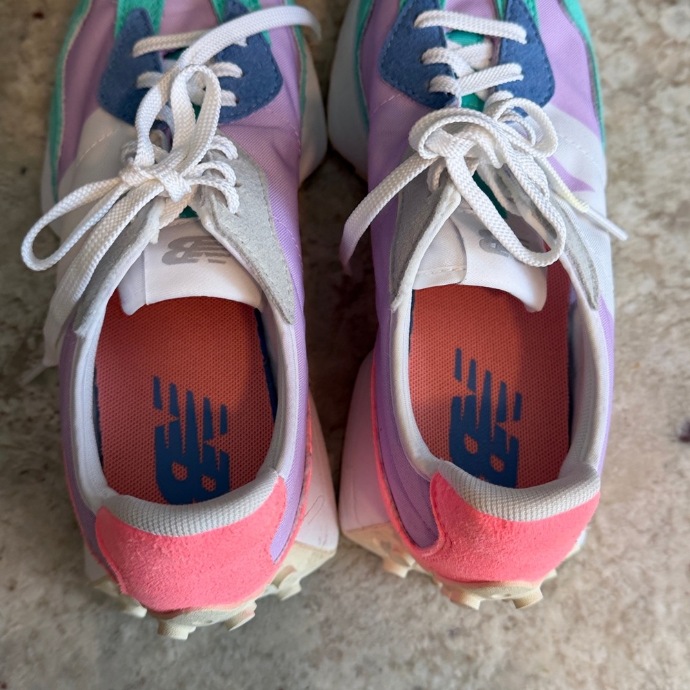 New Balance Wmns 327 'Dark Violet Summer Jade' - Picture 7 of 10